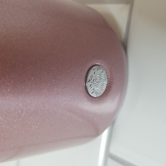 Starbucks Other - Starbucks Pink Smooth Glitter Insulated Coffee Travel Cup